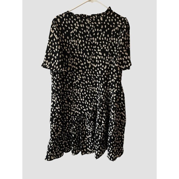 Hayden LA Women’s Dress Mini Asymmetrical Flowy Keyhole Back 3/4 Sleeve Lg NWT - Picture 5 of 7